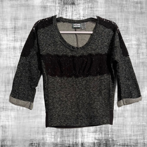 Sweater with Lace Accents - Picture 1 of 4